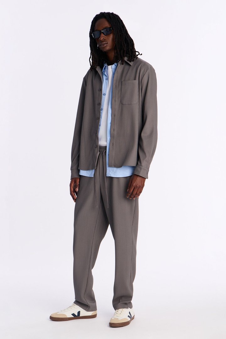 Show Up Long Sleeve Shirt - Dark Grey