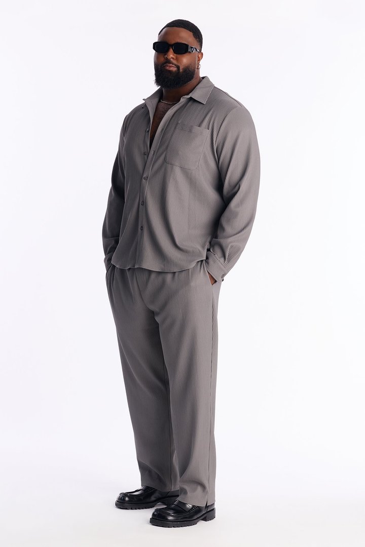 Show Up Long Sleeve Shirt - Dark Grey