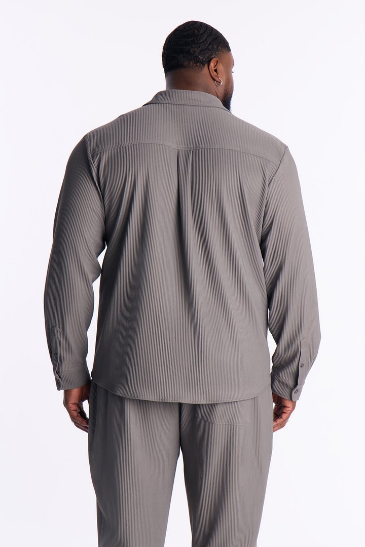Show Up Long Sleeve Shirt - Dark Grey