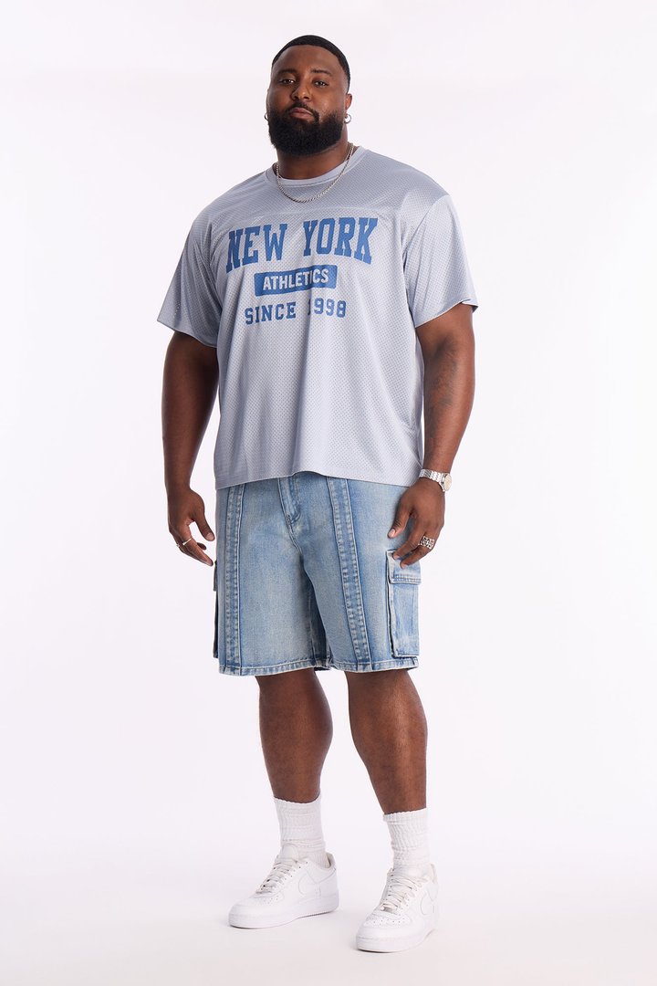 New York Jersey Tee - Blue