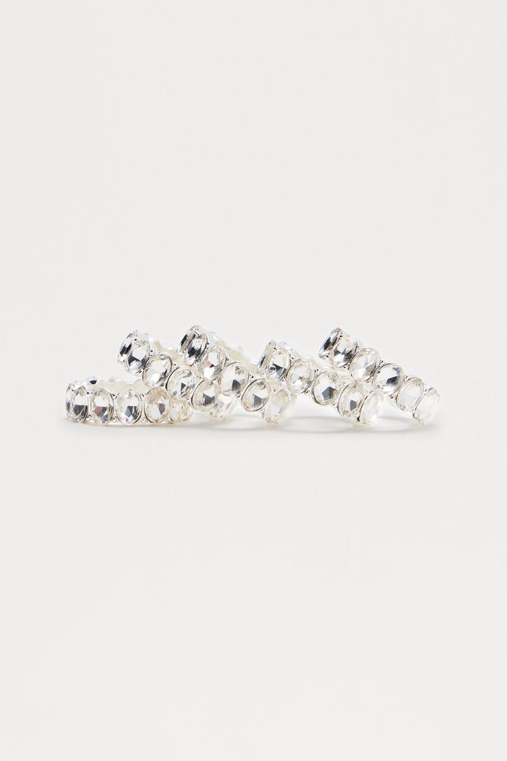 Got Them Stacked Ring Set - Silver