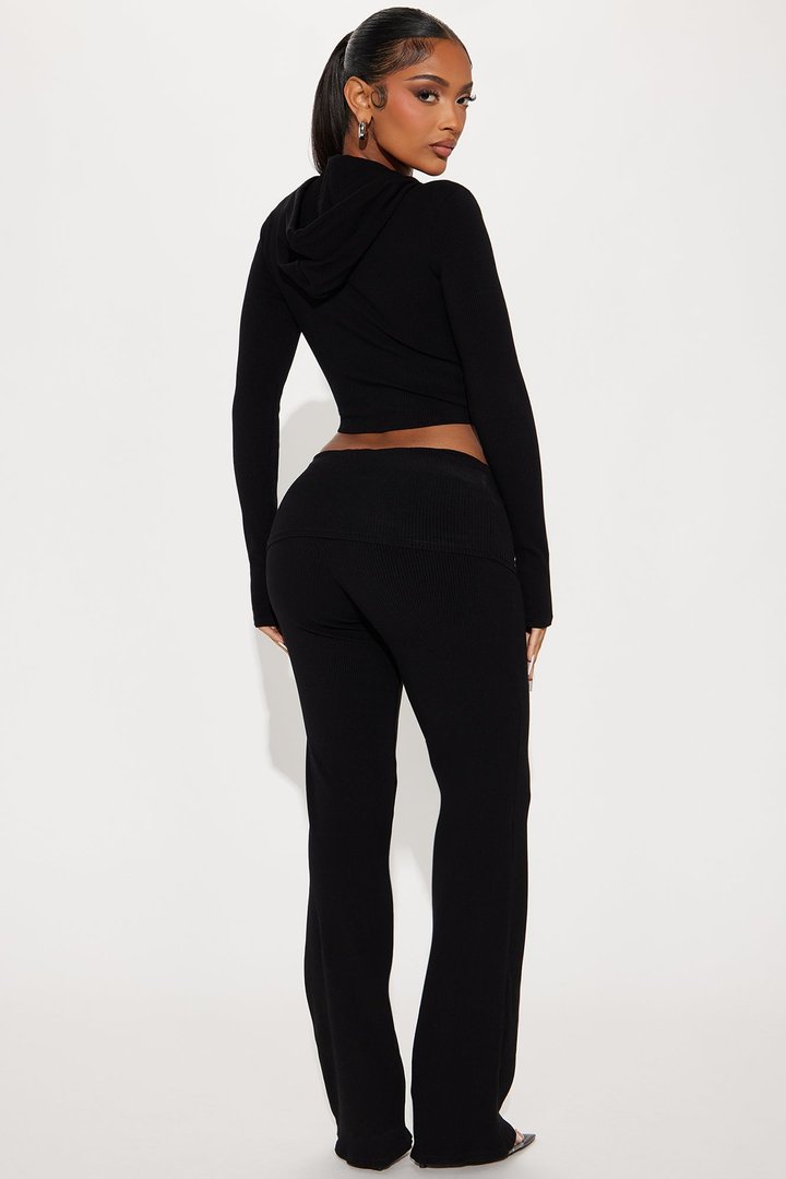Karly Snatched Pant Set - Black