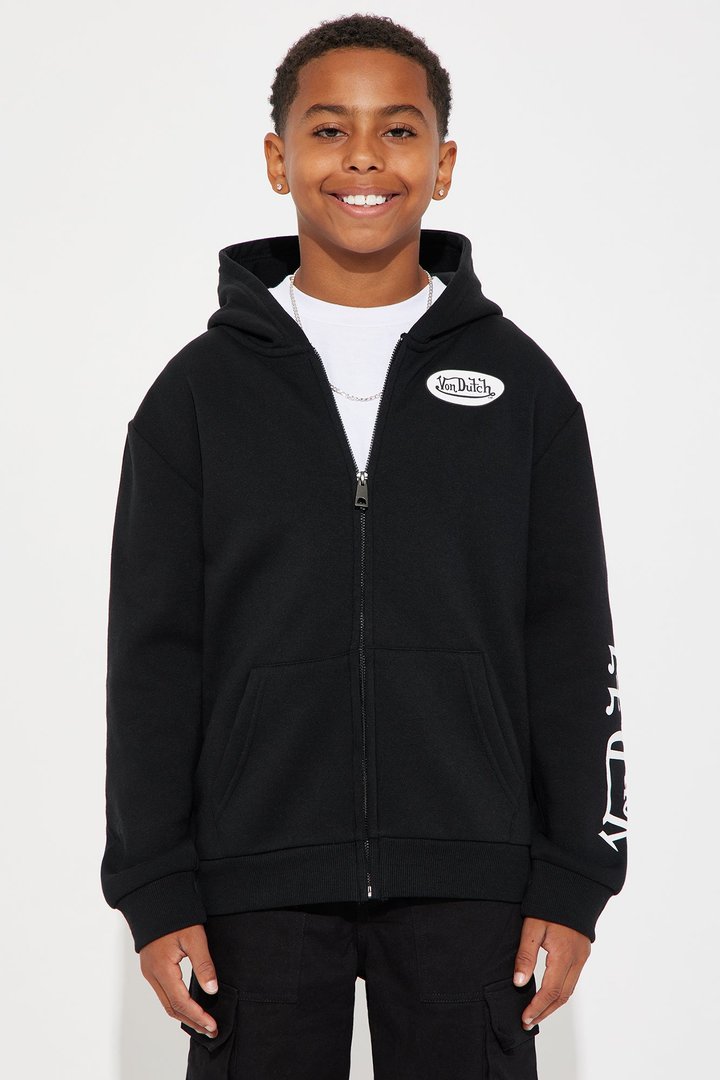 Mini Von Dutch Gold Wings Hoodie - Black