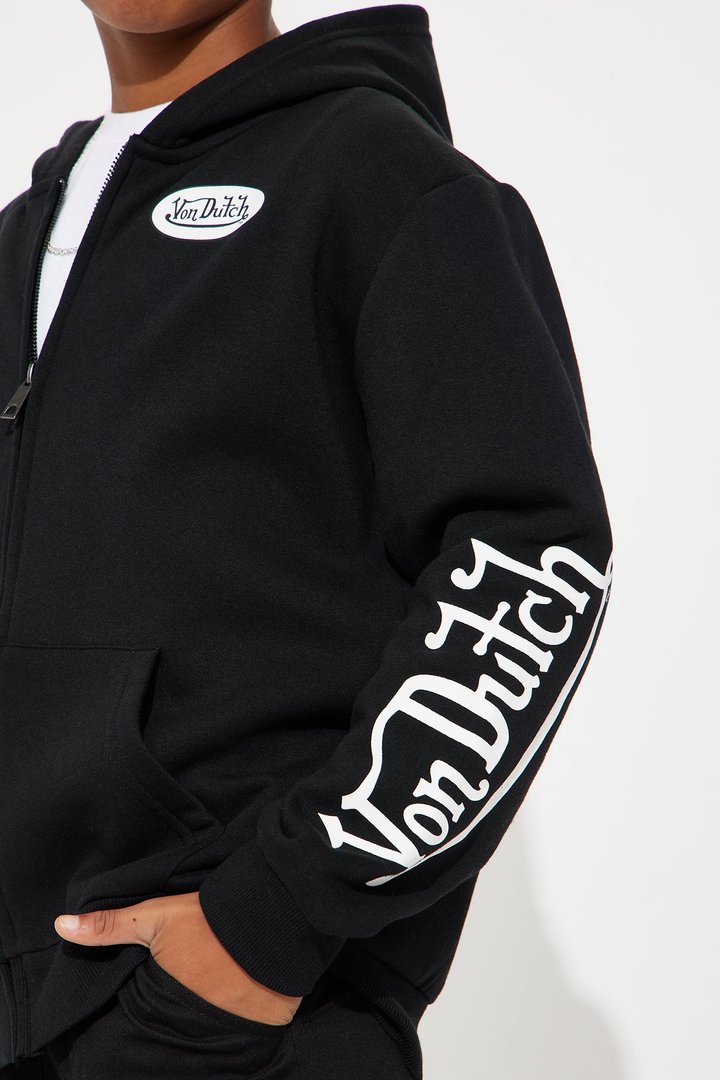 Mini Von Dutch Gold Wings Hoodie - Black