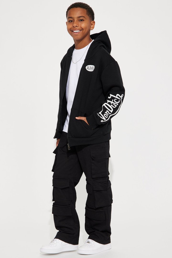 Mini Von Dutch Gold Wings Hoodie - Black