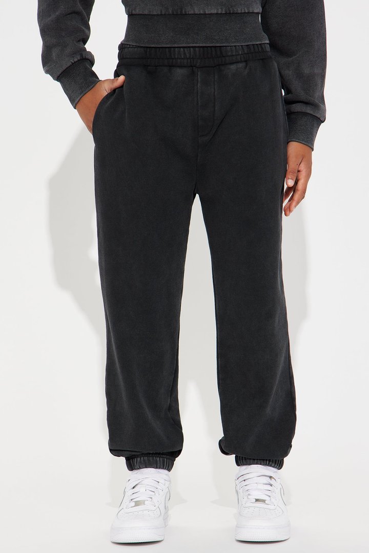 Mini Tyson Heavy Wash Jogger - Black Wash