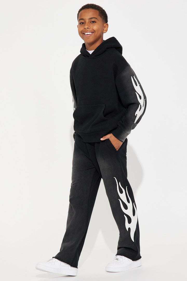 Mini Flame Time Tyson Hoodie - Black