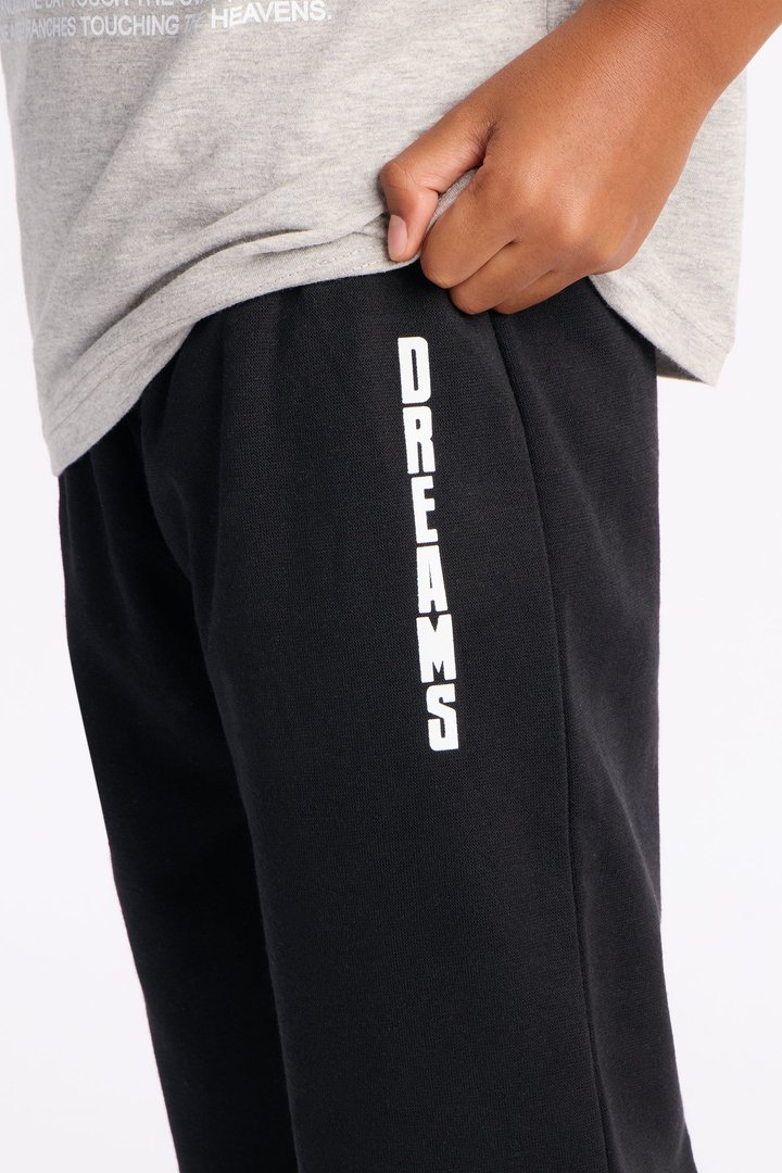 Mini Limitless Dreams Jogger Pant Set - Heather/Combo