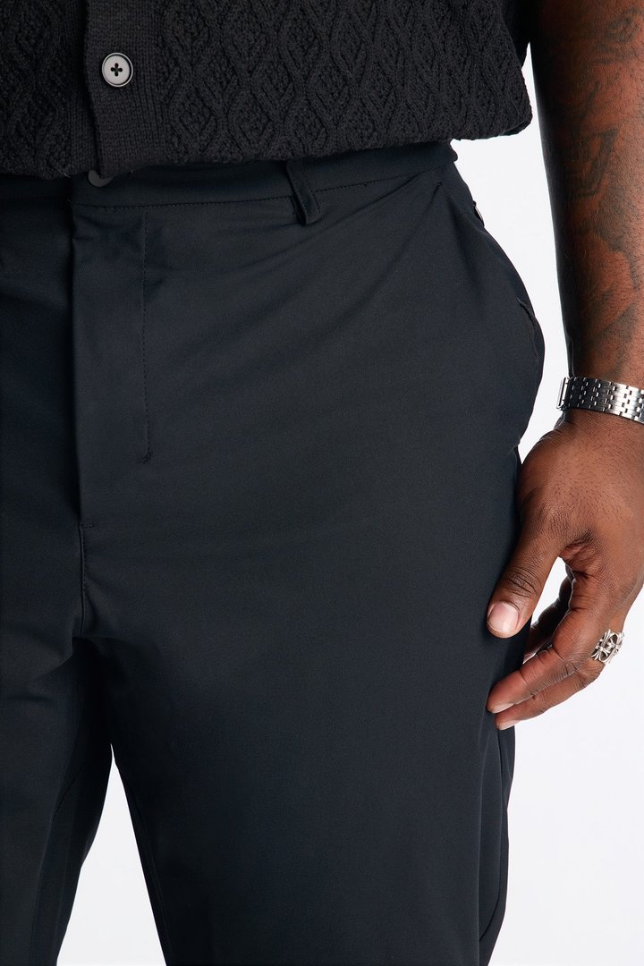 Slim Tedrick Stretch Pant - Black