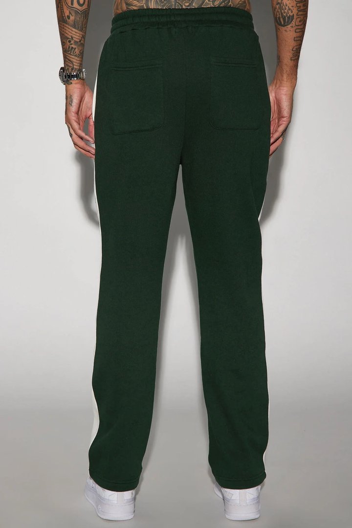 Desmond Straight Sweatpants - Green/combo