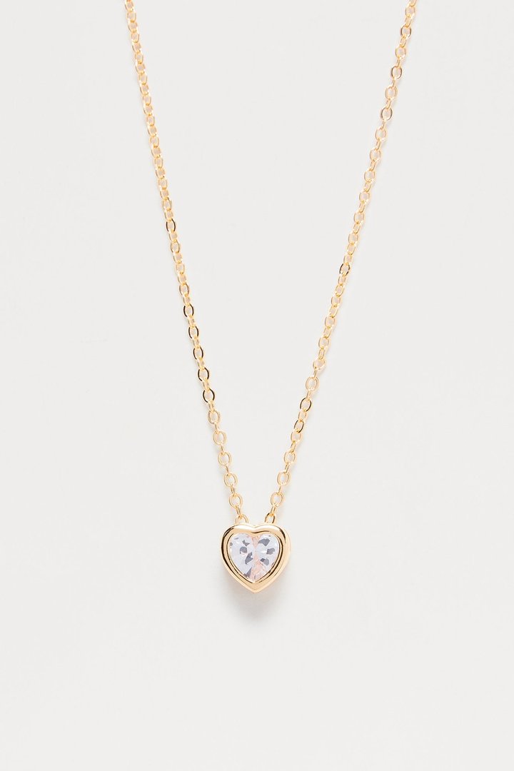 Mi Corazon Necklace - Gold