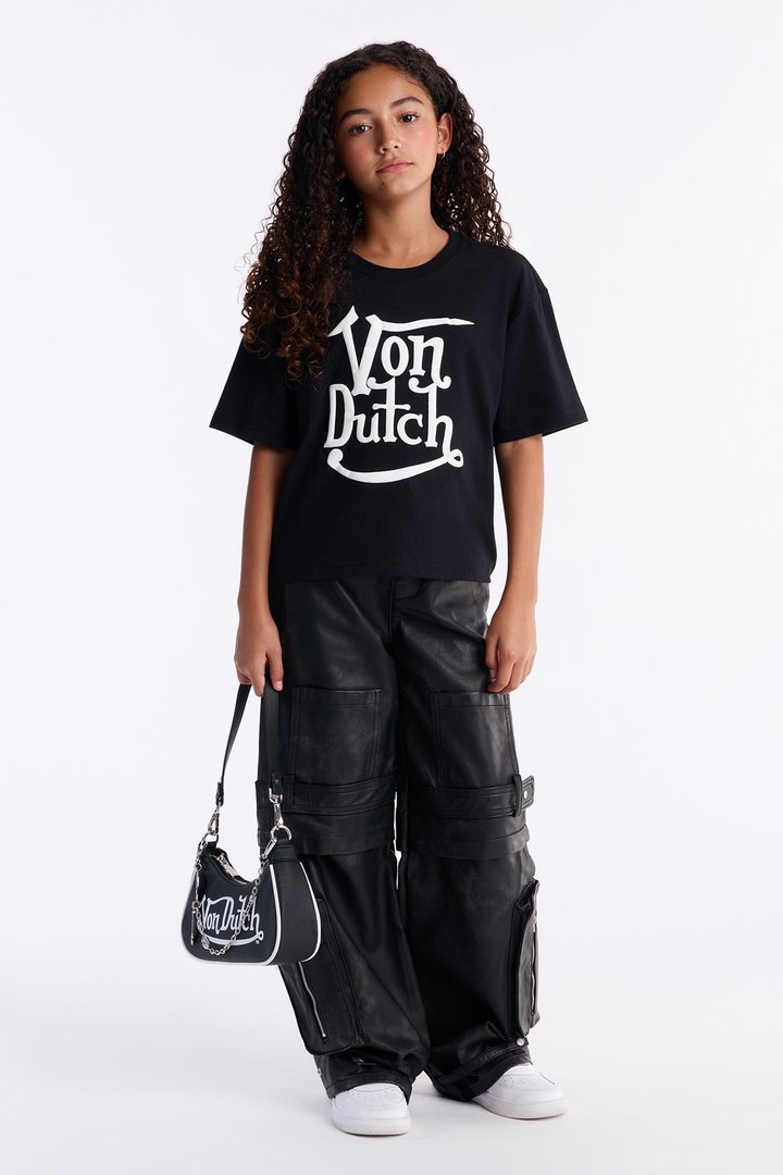 Mini Von Dutch Vintage Vandal Tee - Black