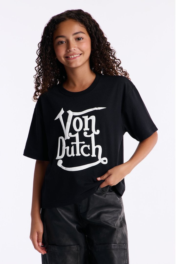Mini Von Dutch Vintage Vandal Tee - Black
