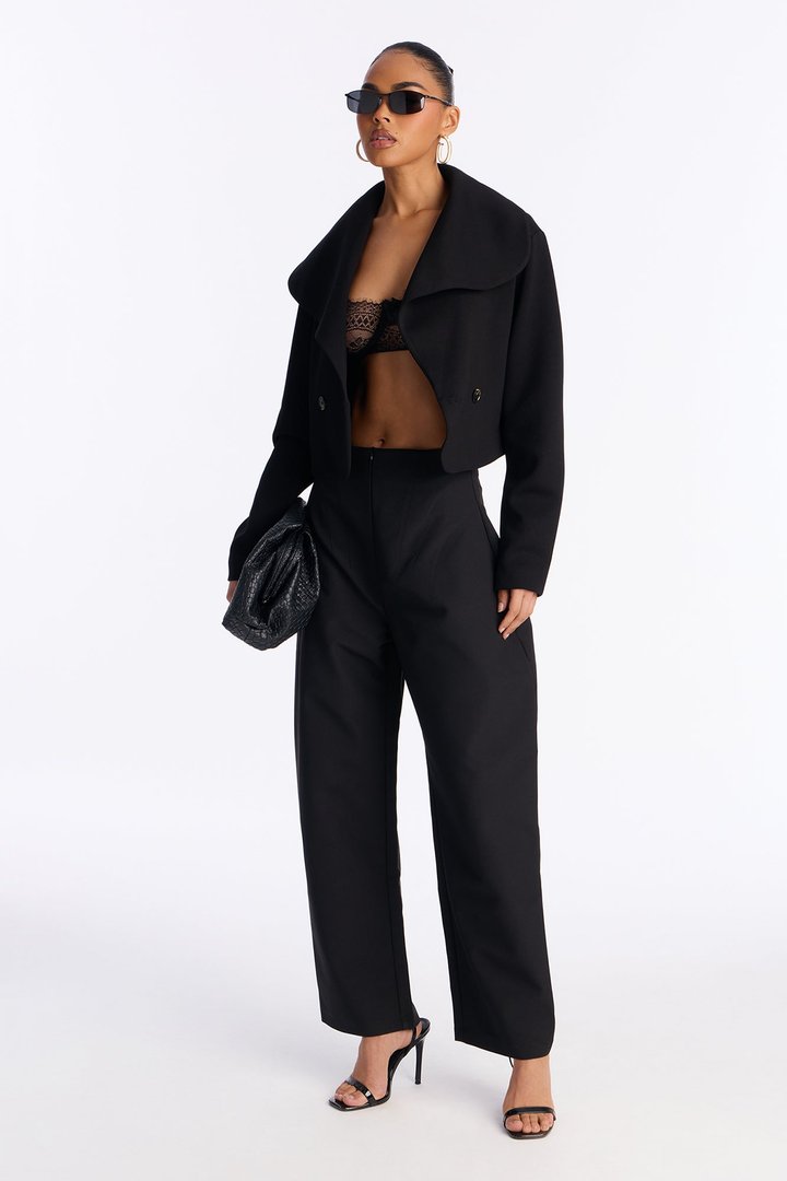 City Run Blazer Pant Set - Black