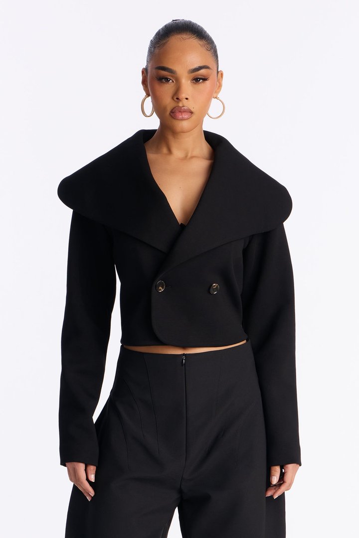 City Run Blazer Pant Set - Black