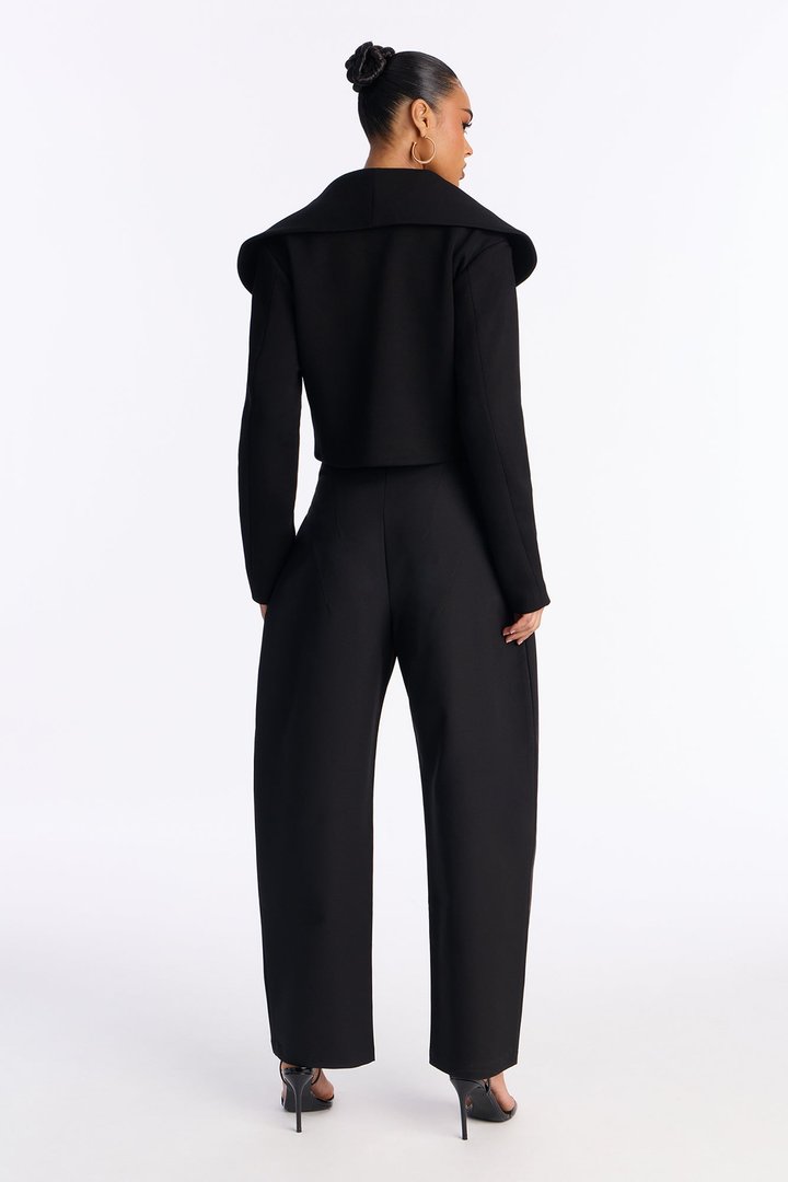 City Run Blazer Pant Set - Black