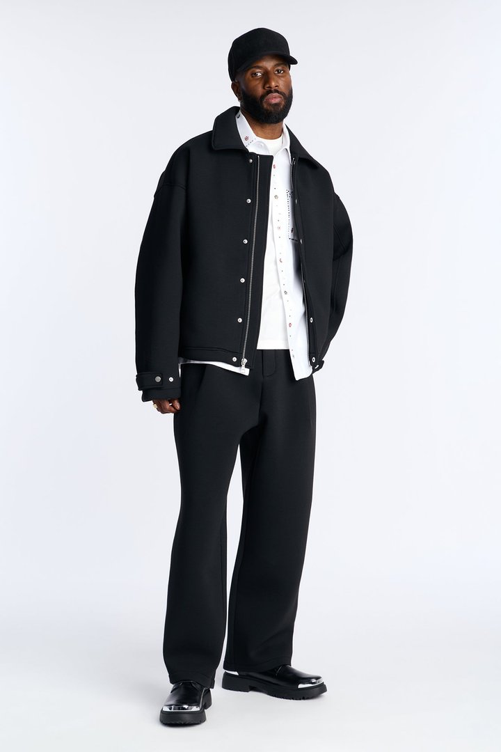 The Baggy Arclight Interlock Trouser - Black