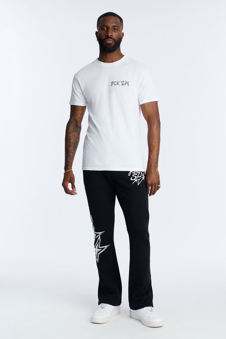 FCK EM Short Sleeve Tee - White