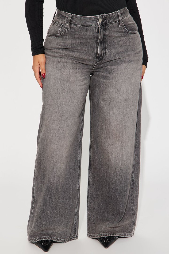 The Big Debut Baggy Jeans - Grey