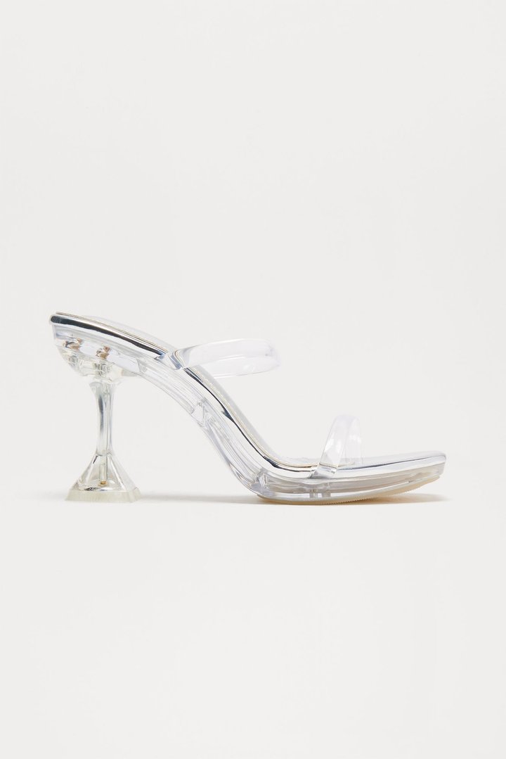 Masie Clear Mules - Clear
