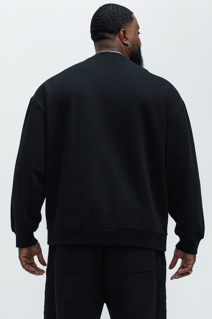 Tayson Dope Energy Crewneck Sweatshirt - Black