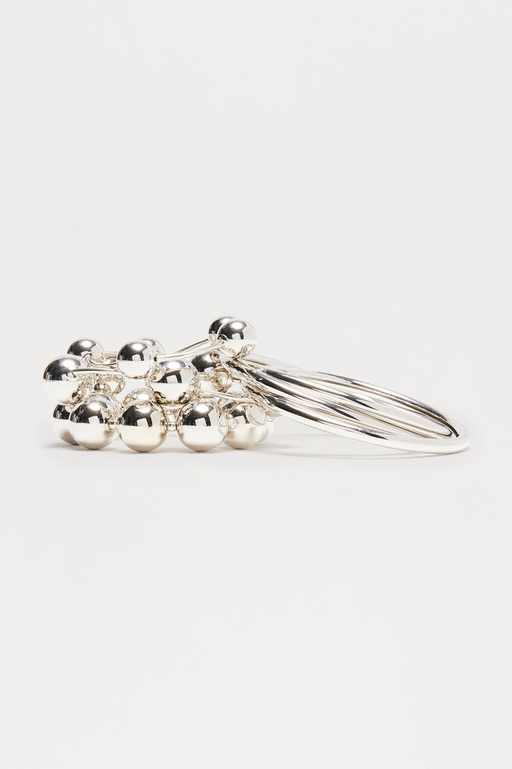 More Bubbly 4 Piece Bracelet Set - Silver