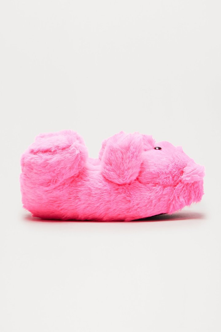 Mini Cute And Cuddly Teddy Bear Slippers - Pink