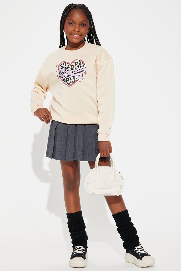 Mini Los Angeles 94 Crew Neck Sweatshirt - Sand
