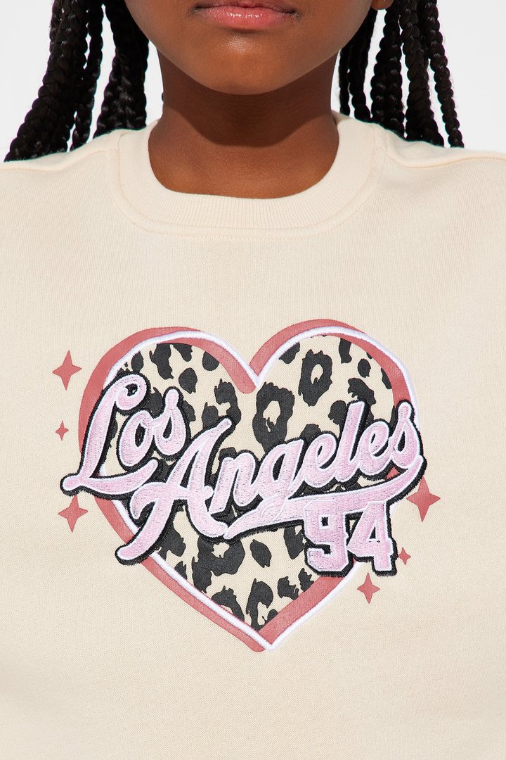 Mini Los Angeles 94 Crew Neck Sweatshirt - Sand