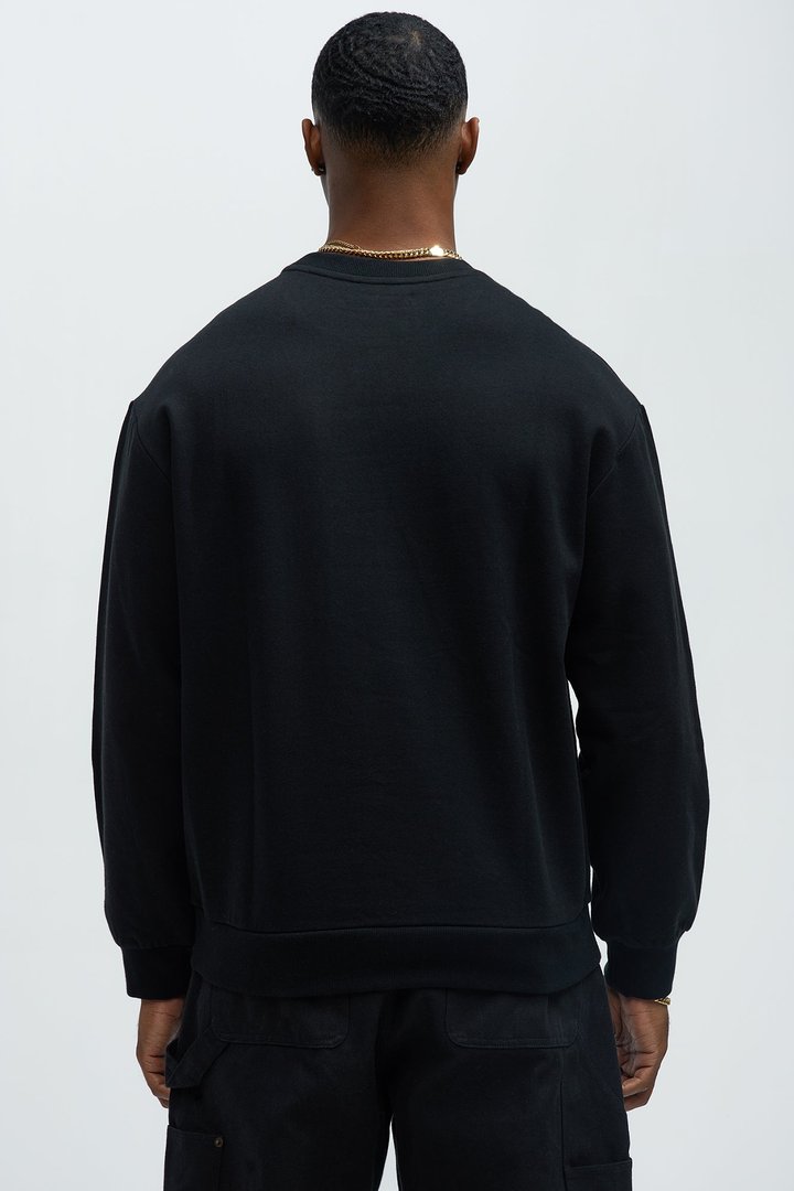 Tayson Dope Energy Crewneck Sweatshirt - Black
