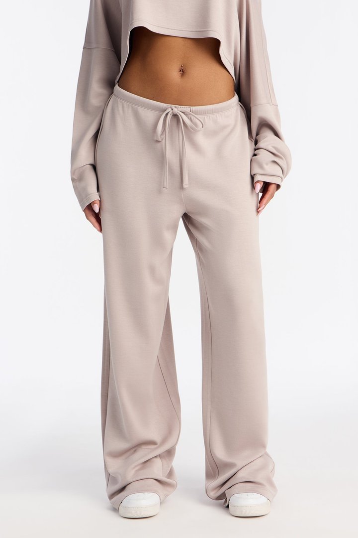 Match My Vibe Modal Lounge Pant - Stone