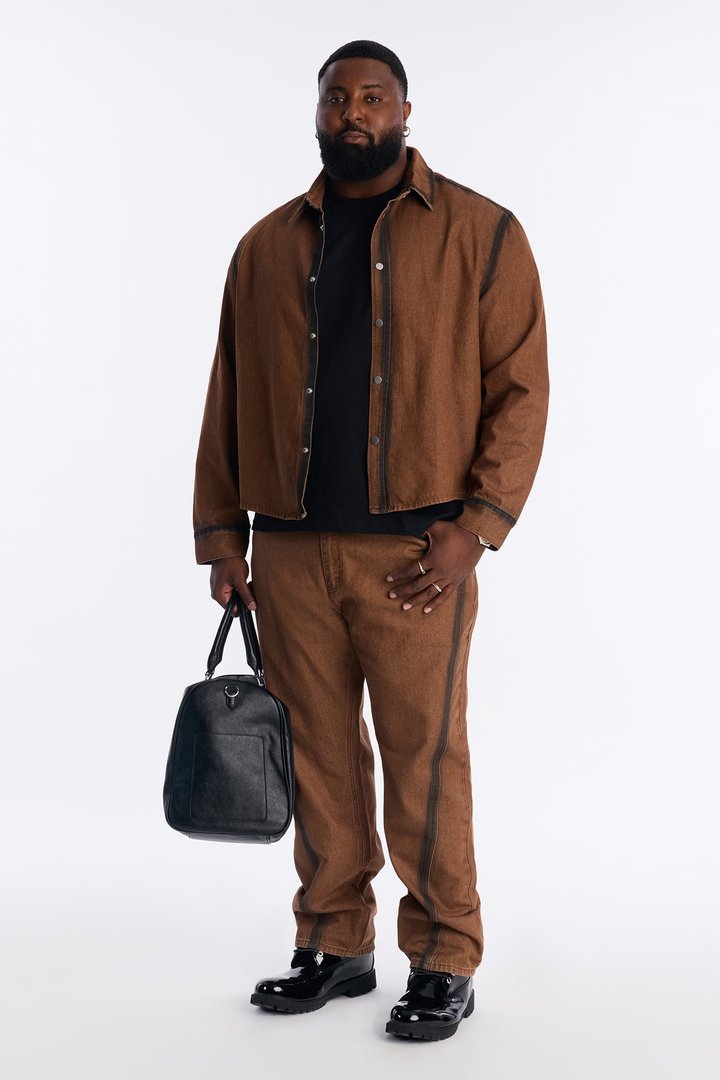 Straight Highland Park Drift Pant - Brown Combo