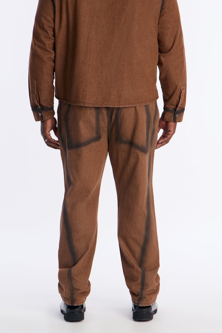 Straight Highland Park Drift Pant - Brown Combo
