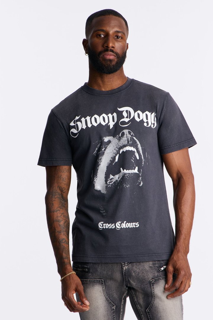 Premium Snoop Dog Short Sleeve Tee - Grey