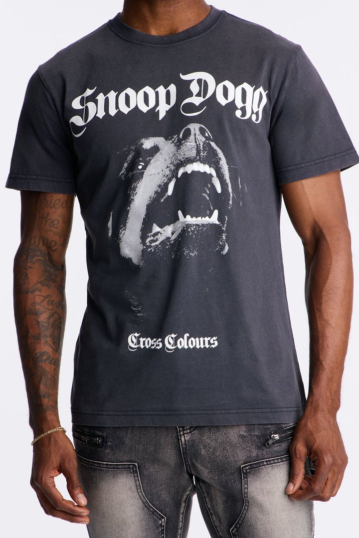 Premium Snoop Dog Short Sleeve Tee - Grey
