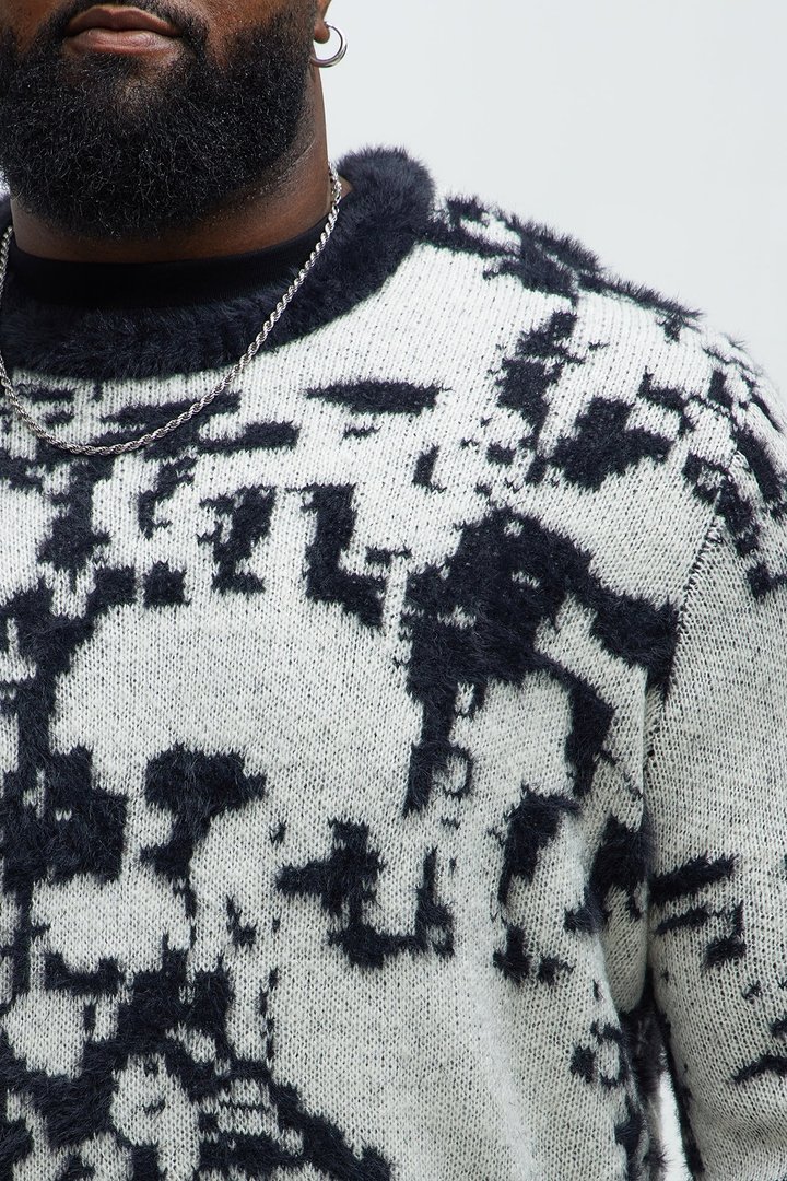 Sparrow Crewneck Sweater - Black