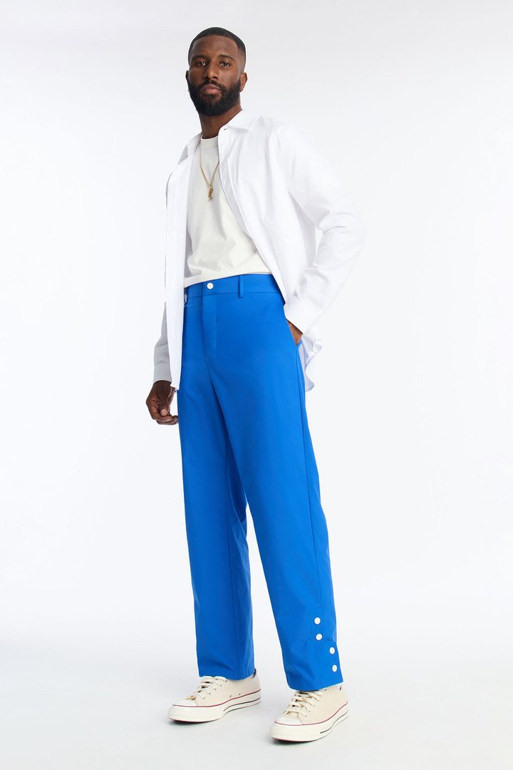 Straight Ventura Stretch Snap Pant - Blue