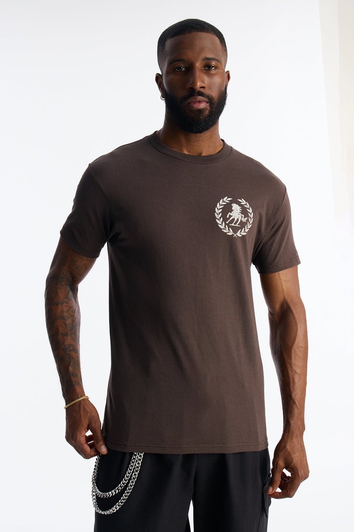 Speedway Racing Club Short Sleeve Tee - Brown