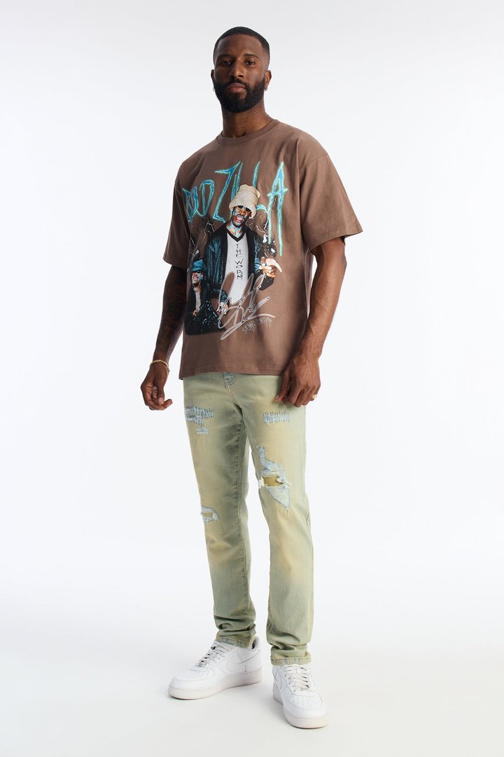Dennis Rodman Rodzilla Premium Short Sleeve Tee - Brown