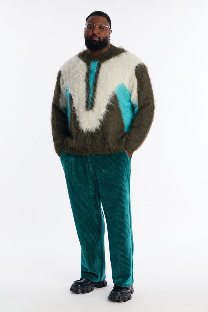Straight Ashwood Cord Pant - Hunter Green