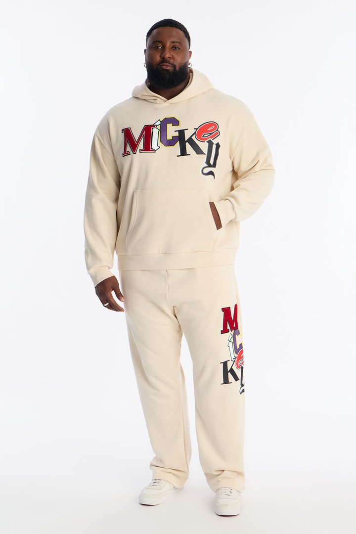 Disney Mickey Patch Hoodie - Natural