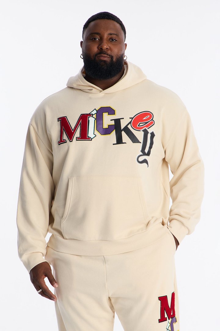Disney Mickey Patch Hoodie - Natural