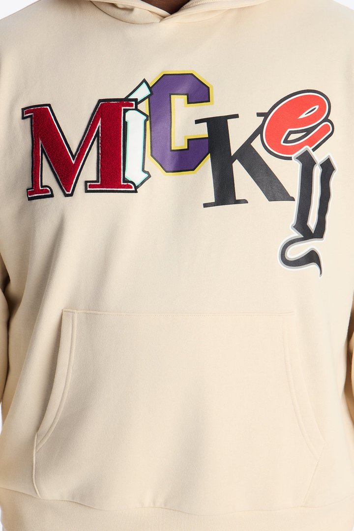 Disney Mickey Patch Hoodie - Natural
