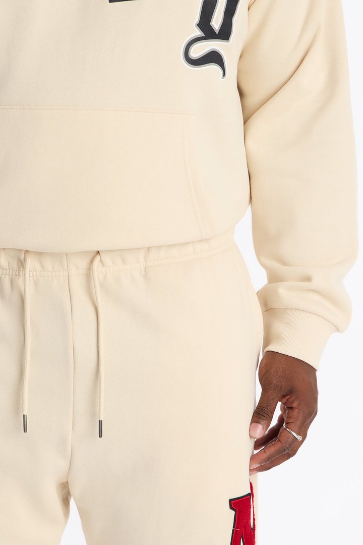 Disney Mickey Patch Wide Fit Sweatpants - Natural