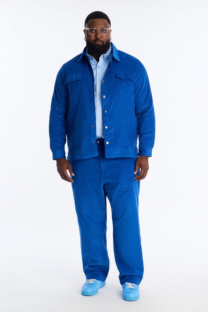 Straight Canyon Cord Pant - Navy
