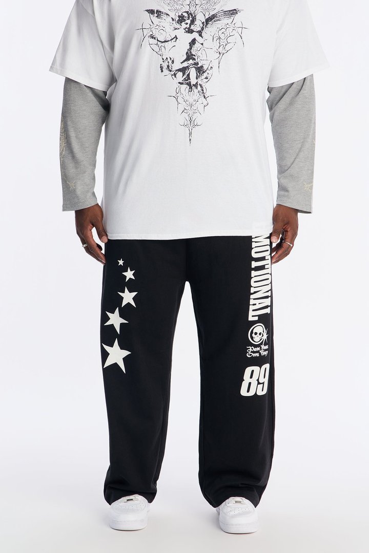 Make Your Own Way Sweatpants - Black