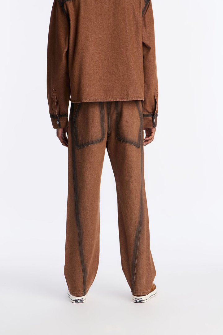 Straight Highland Park Drift Pant - Brown Combo
