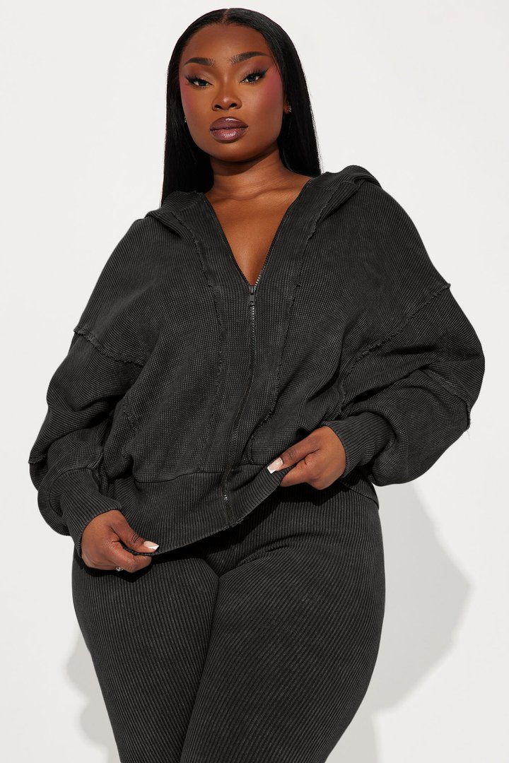 Gigi Washed Legging Set - Black