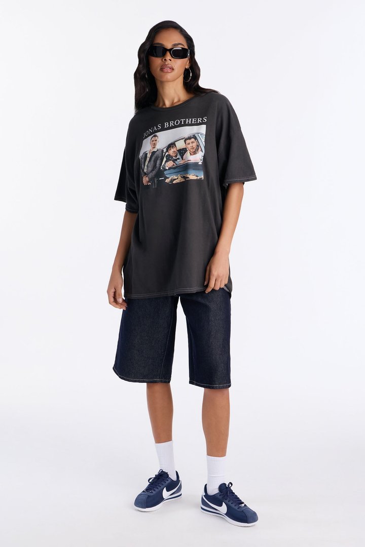 Jonas Brothers Washed Tee - Black Wash