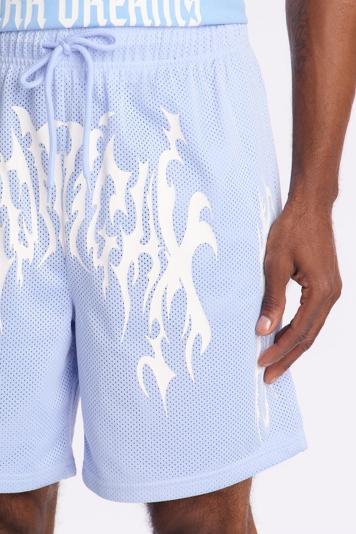 Midnight Anthem Graphic Mesh Short - Blue/combo